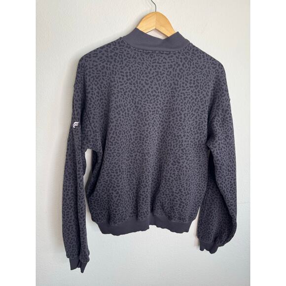 Fabletics Womens Pullover Sweatshirt Cheetah Print Animal Size Large - Picture 5 of 8
